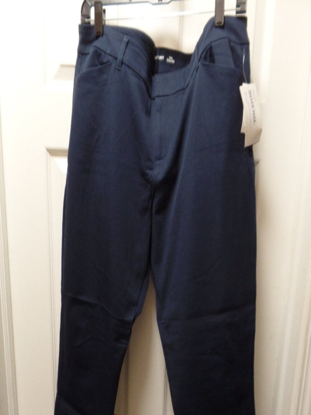 *NWT* Old Navy 16 XL PIXIE Ankle Pants Navy Blue GOODNIGHT NORA Midnight Dark